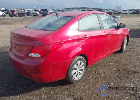 2017 Hyundai Accent Se z USA, uszkodzony, nr VIN KMHCT4AE5HU317116